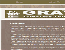 Tablet Screenshot of graysconstruction.com